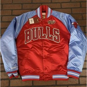 BULLS Finals Mitchell & Ness Special Script Heavyweight Jacket S L‎ 2XL